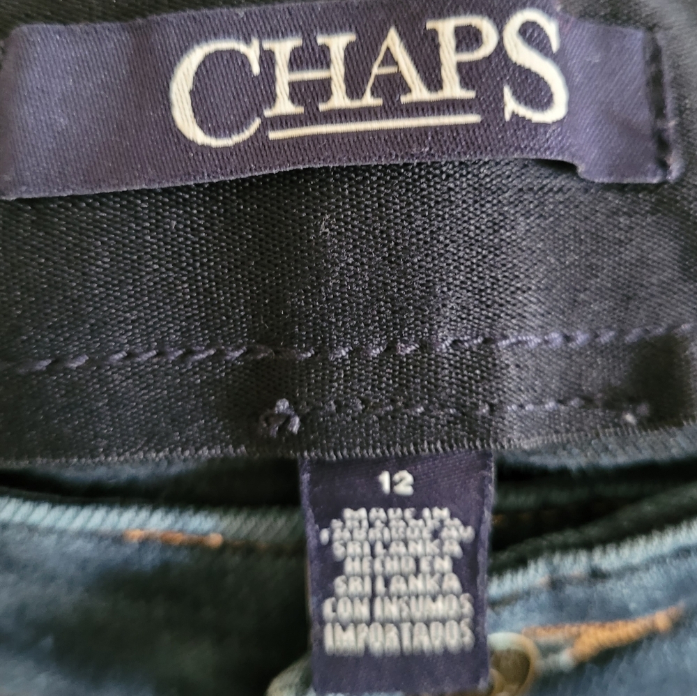 Chaps Stretch Denim Blue Jeans - Picture 3 of 4